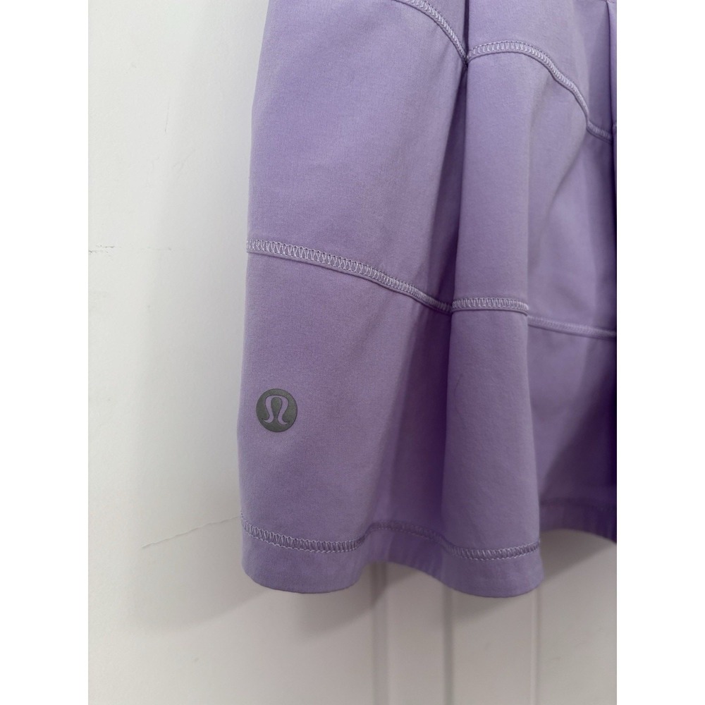 Lululemon Pace Rival Skirt II Lilac Caspian Blue Skort 10 Tall - Picture 3 of 4